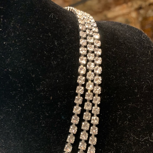 Handmade Swarovski 27004 3 Layer Crystal Necklac - Picture 5 of 7